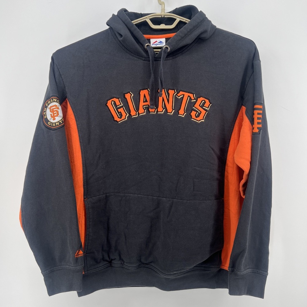 Majestic San Francisco Giants Men's Size 2XL XXL Hoodie Sweatshirt Pullover